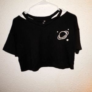 Planet crop top